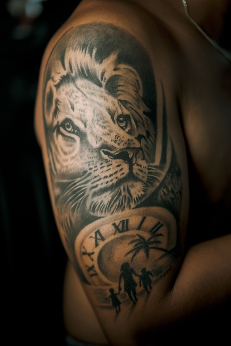 Ejemplo de referencia visual de tatuaje realista