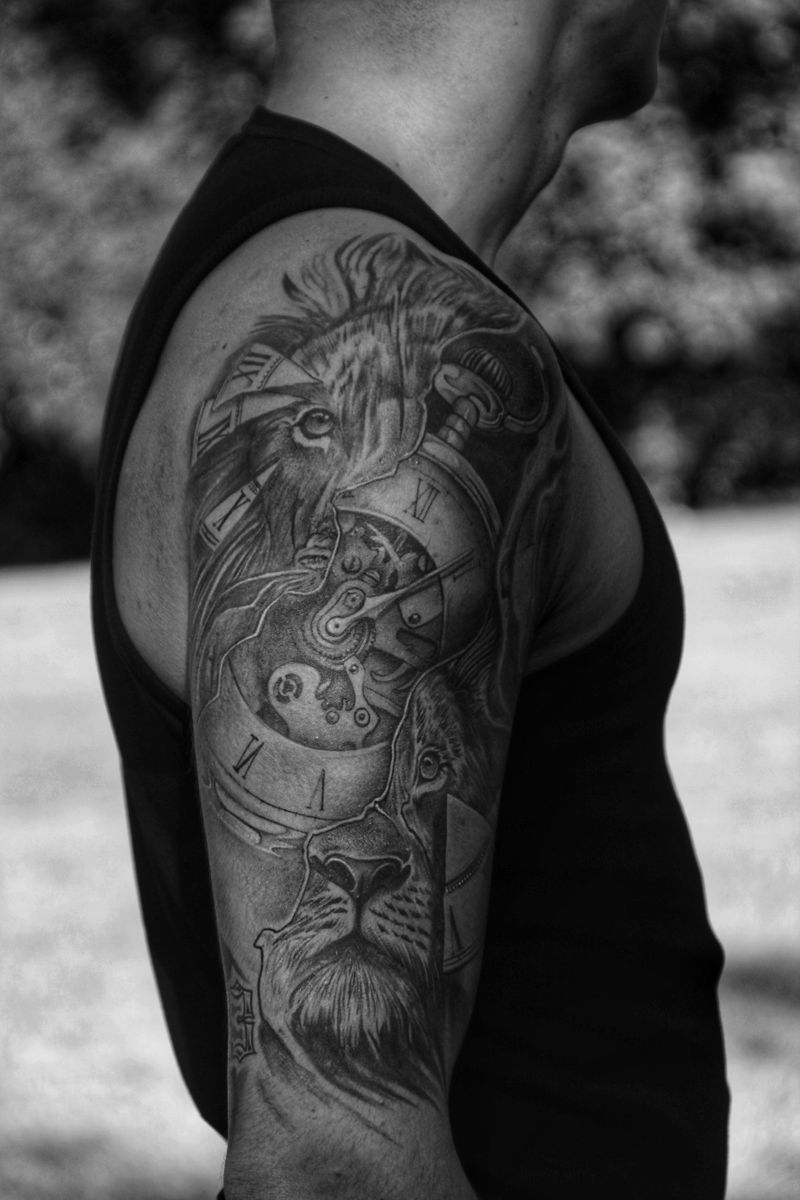 Ejemplo de referencia visual de tatuaje realista