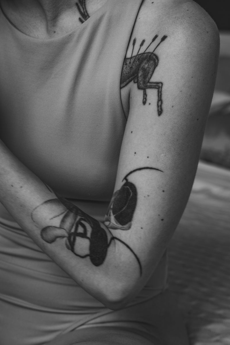 Ejemplo de referencia visual de tatuaje realista